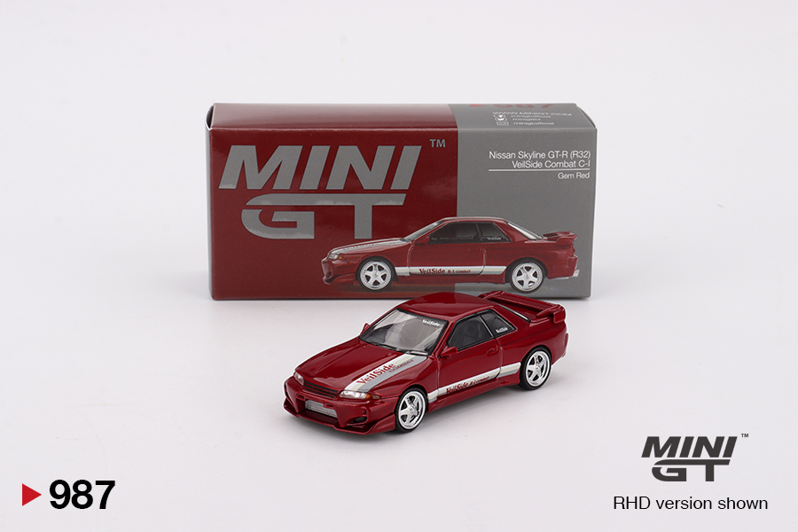 MiniGT - 987 - Nissan Skyline GT-R (R32) VeilSide Combat C-I Gem Red
